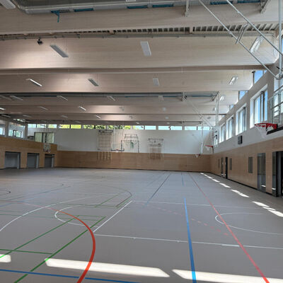 Die neue Multifunktionshalle in Borgentreich 