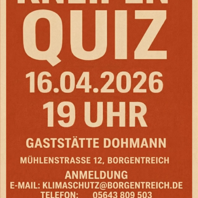 Oster Klima Kneipenquiz Anmeldung